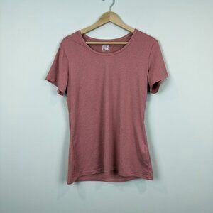 WOMEN'S 32 Degrees COOL FITTED T-SHIRT, Size M in Malaga Heather